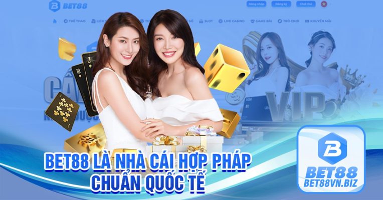 Bet88 là nhà cái hợp pháp chuẩn quốc tế